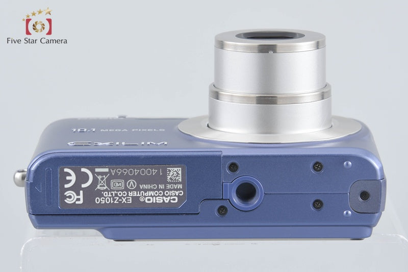 Casio EXILIM ZOOM EX-Z1050 Blue 10.1 MP Digital Camera