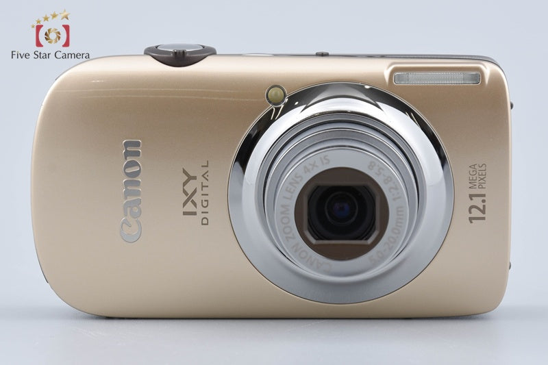 Canon IXY Digital 510 IS Gold 12.1 MP Digital Camera w/ Box