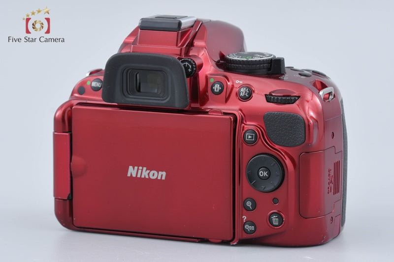 Nikon D5200 Red 24.1 MP DSLR Camera 18-55 VR Lens