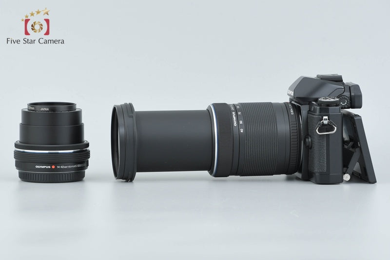 "Count 784" Olympus OM-D E-M10 Black 16.1 MP 14-42 40-150 Lenses w/ Box
