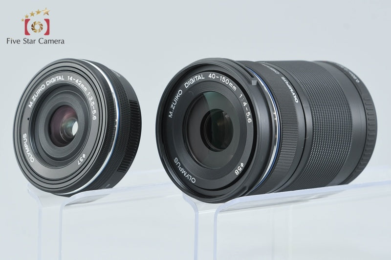 "Count 784" Olympus OM-D E-M10 Black 16.1 MP 14-42 40-150 Lenses w/ Box