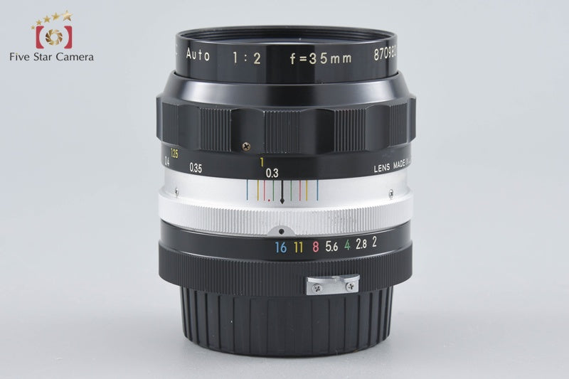 Nikon NIKKOR-O.C Auto 35mm f/2 Non Ai Lens