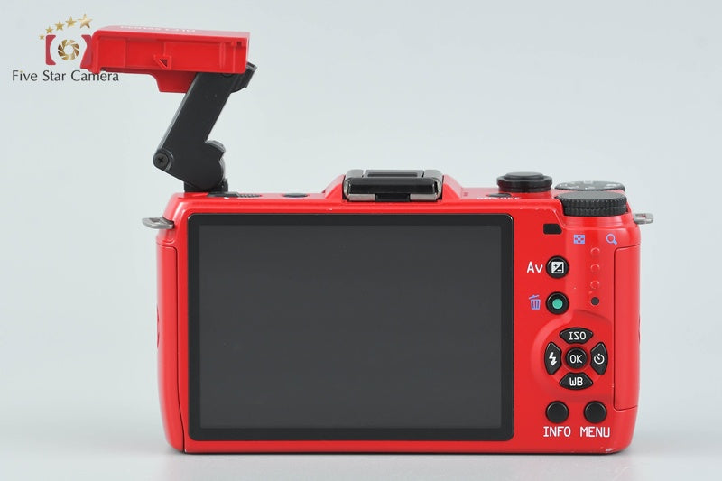 "Shutter count 4,020" PENTAX Q10 Red 12.4 MP Digital Camera 5-15 Lens