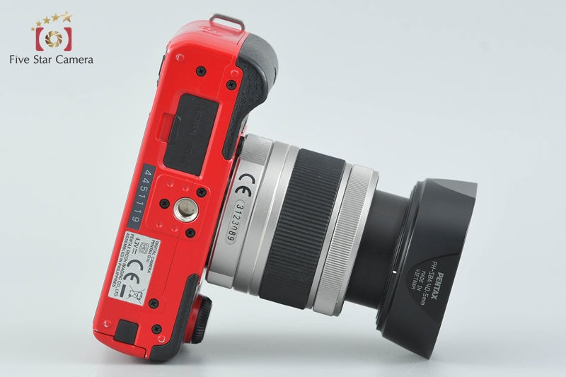 "Shutter count 4,020" PENTAX Q10 Red 12.4 MP Digital Camera 5-15 Lens