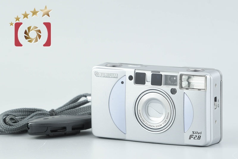 FUJIFILM Silvi F2.8 Silver 35mm Point & Shoot Film Camera