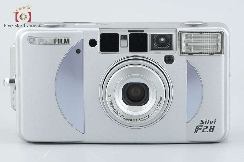 FUJIFILM Silvi F2.8 Silver 35mm Point & Shoot Film Camera