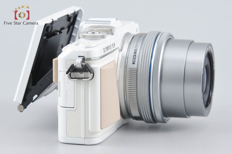 "Count 1,603" Olympus PEN Lite E-PL7 White 16.1 MP 14-42 Lens