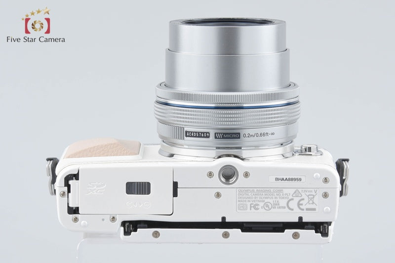 "Count 1,603" Olympus PEN Lite E-PL7 White 16.1 MP 14-42 Lens