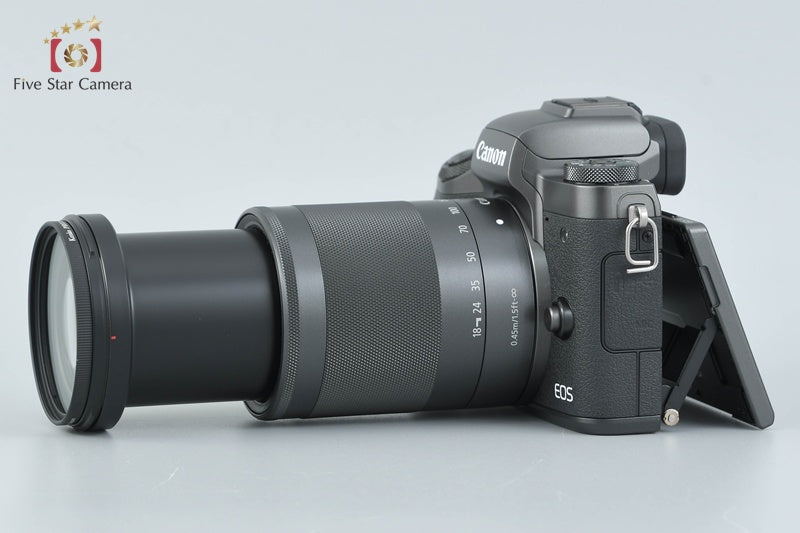 Canon EOS M5 24.2 MP Digital Camera EF-M 18-150 IS STM Lens w/ Box