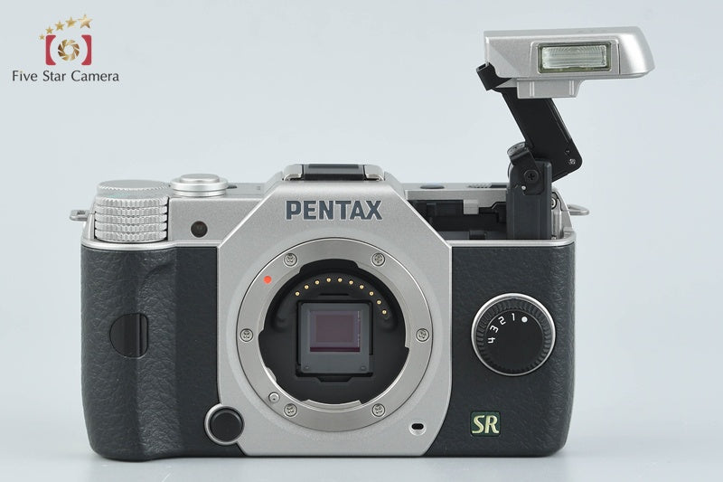 "Shutter count 165" PENTAX Q7 Silver 12.4 MP Digital Camera 5-15 Lens