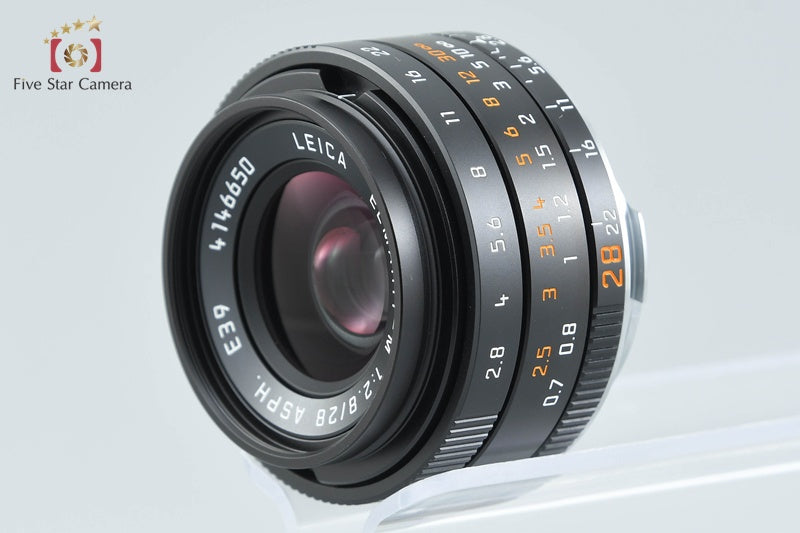 Leica ELMARIT-M 28mm f/2.8 ASPH. E39 11606 Black