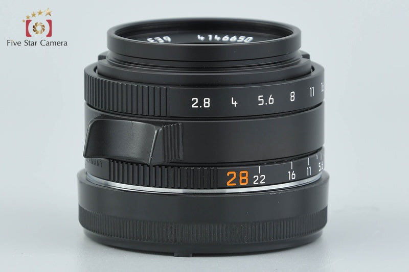 Leica ELMARIT-M 28mm f/2.8 ASPH. E39 11606 Black