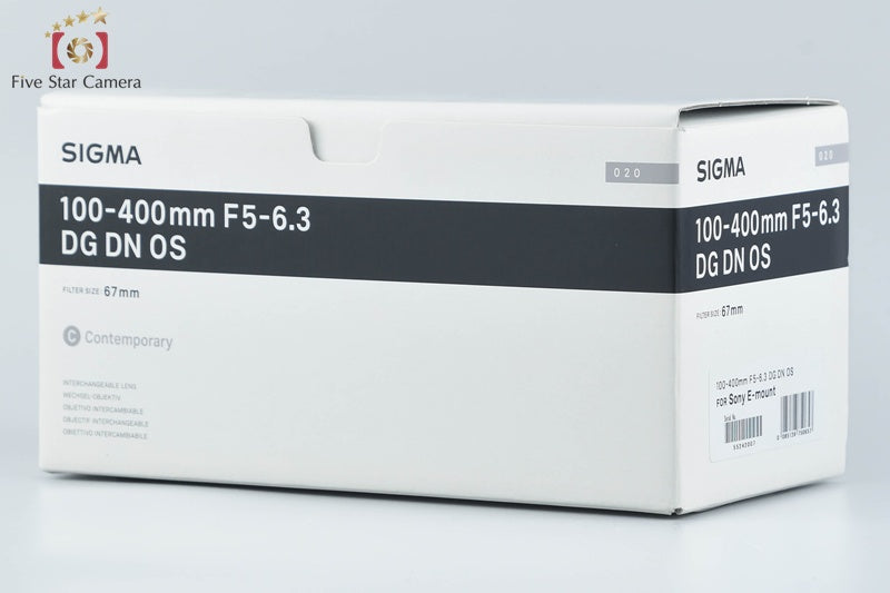 Sigma 100-400mm f/5-6.3 DG DN OS HSM Contemporary for Sony E Mount w/ Box