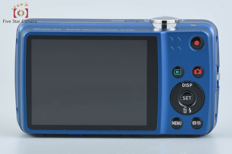 Casio EXILIM EX-Z550 Blue 14.1 MP Digital Camera