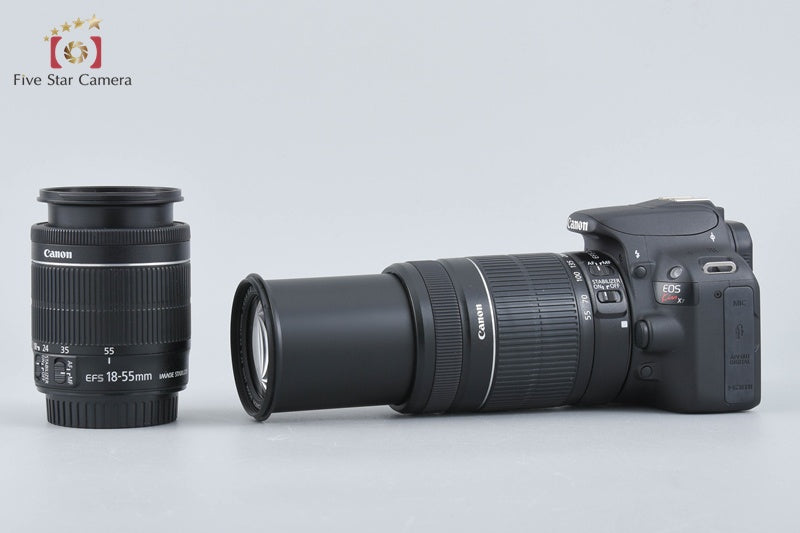 "Count 5,097" Canon EOS Kiss X7 / Rebel SL1 / 100D 18.0 MP 18-55 55-250 Lenses