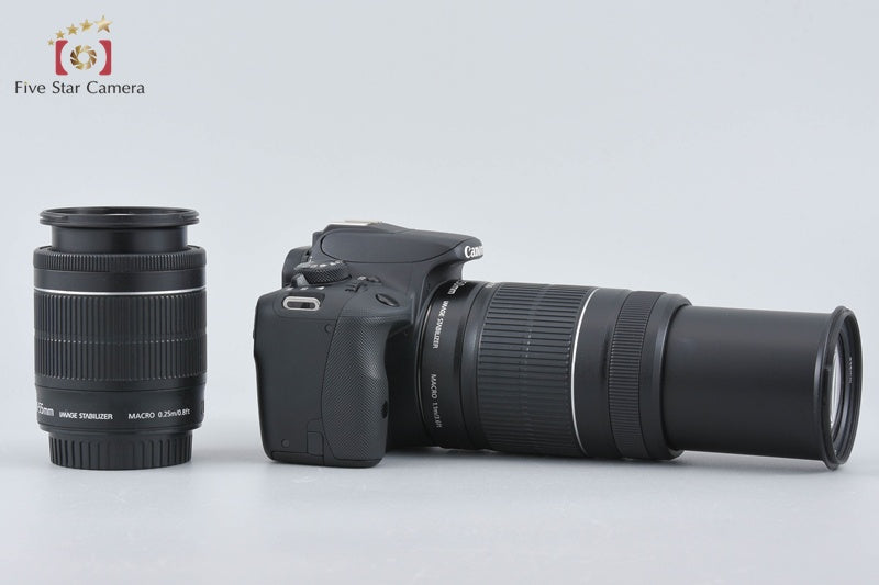 "Count 5,097" Canon EOS Kiss X7 / Rebel SL1 / 100D 18.0 MP 18-55 55-250 Lenses