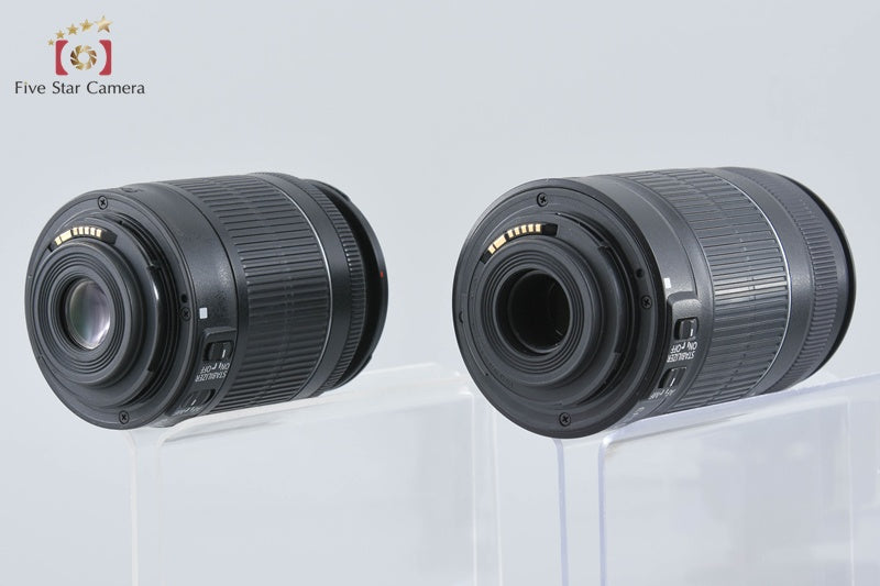 "Count 5,097" Canon EOS Kiss X7 / Rebel SL1 / 100D 18.0 MP 18-55 55-250 Lenses