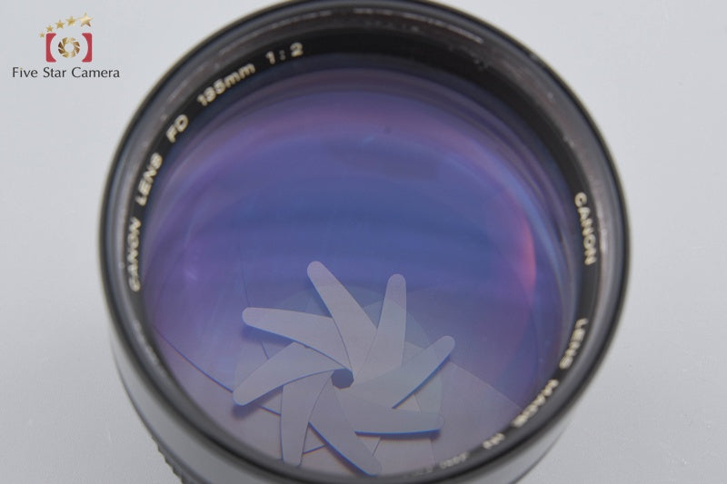 Canon New FD 135mm f/2 from Japan