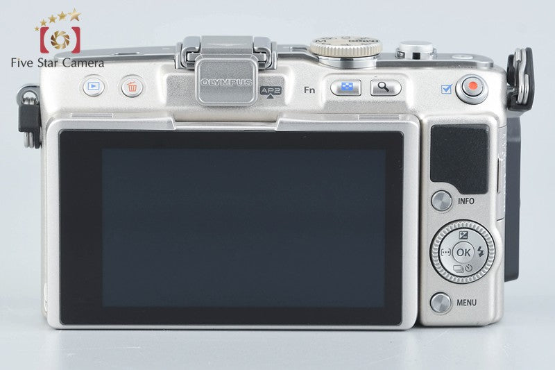 "Count 500" Olympus PEN Lite E-PL5 Silver 16.5 MP 14-42 40-150 Lenses