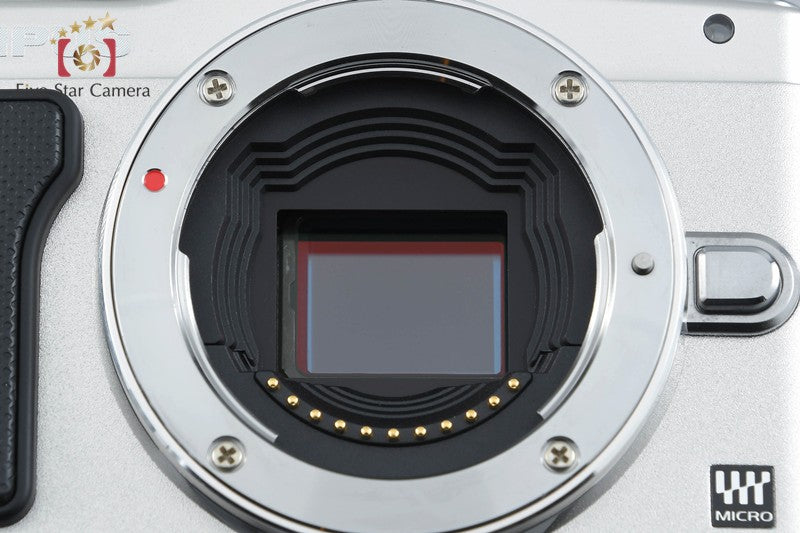 "Count 500" Olympus PEN Lite E-PL5 Silver 16.5 MP 14-42 40-150 Lenses