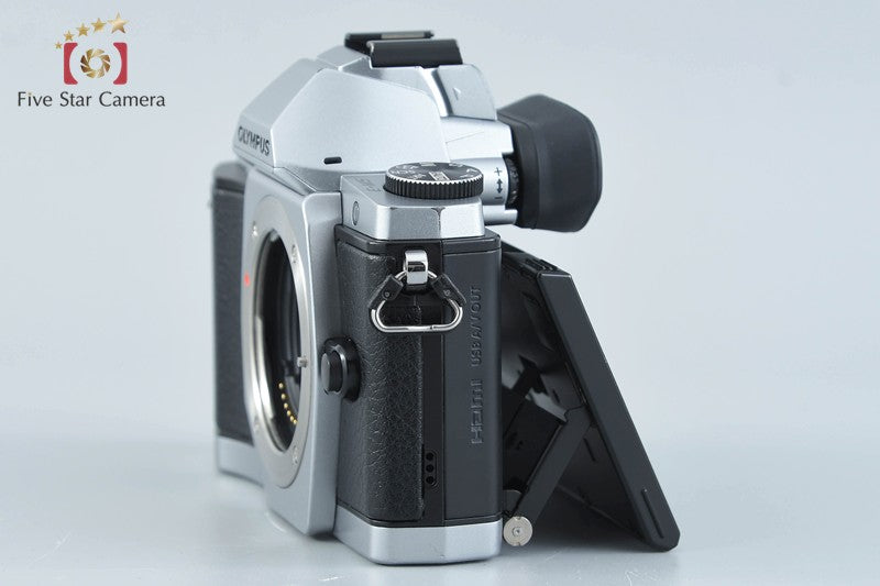 "Count 4,828" Olympus OM-D E-M5 Silver 16.0 MP Digital Mirrorless Camera Body