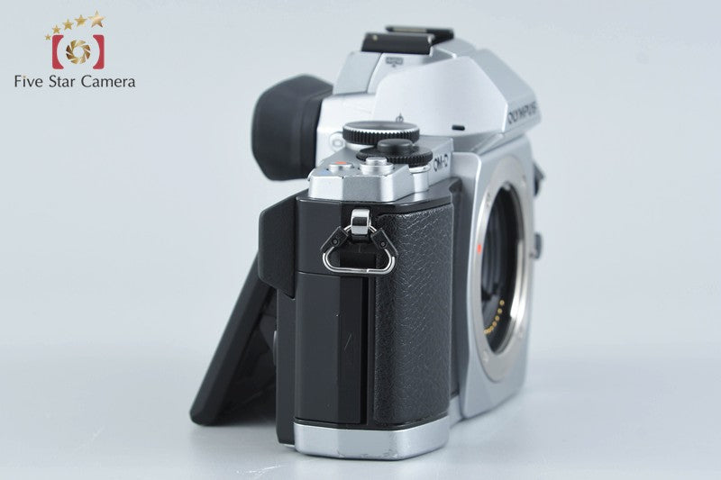 "Count 4,828" Olympus OM-D E-M5 Silver 16.0 MP Digital Mirrorless Camera Body