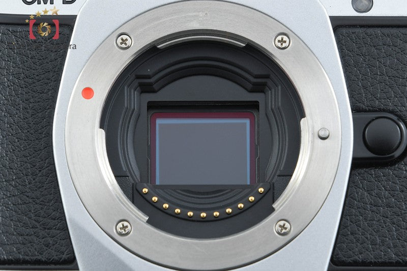 "Count 4,828" Olympus OM-D E-M5 Silver 16.0 MP Digital Mirrorless Camera Body