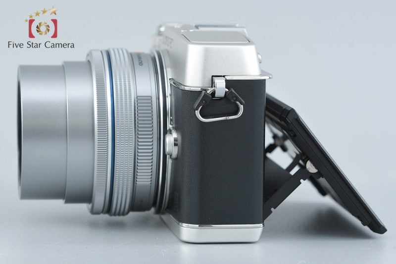 Olympus PEN E-P5 Silver 16.1 MP Mirrorless Camera 14-42 Lens