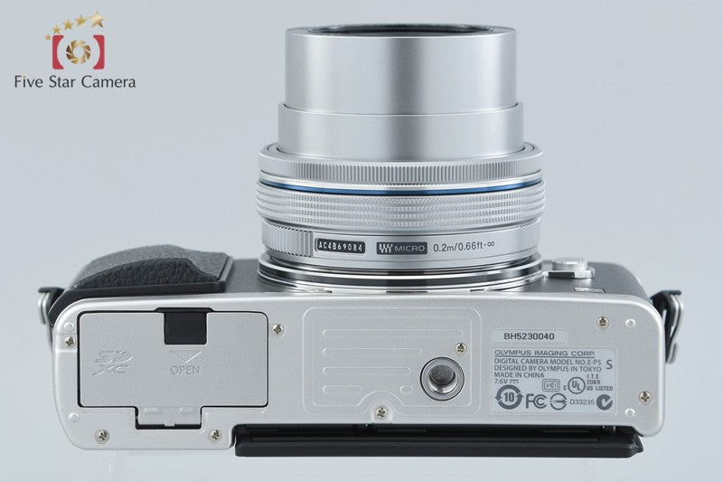 Olympus PEN E-P5 Silver 16.1 MP Mirrorless Camera 14-42 Lens