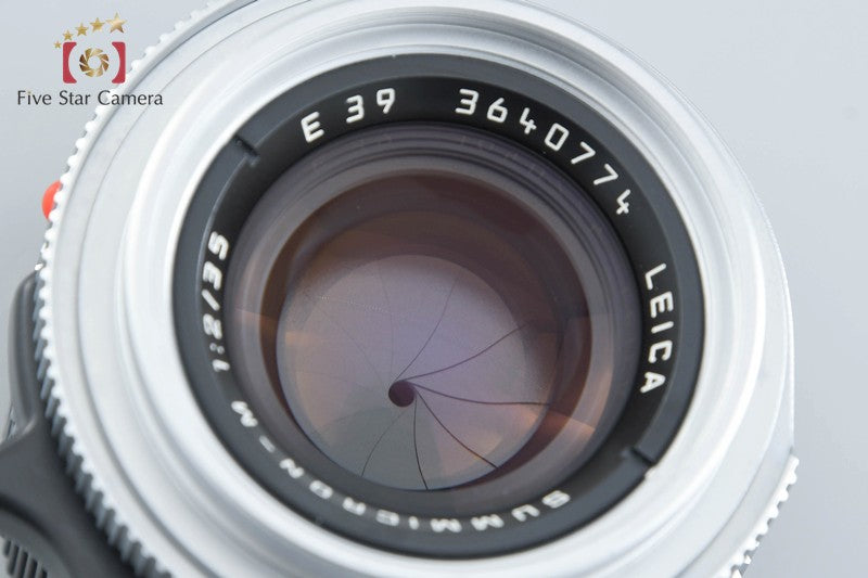 Leica SUMMICRON-M 35mm f/2 E39 4th Silver 7-Elements