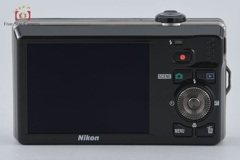Nikon COOLPIX S6000 Noble Black 14.2 MP Digital Camera w/ Box