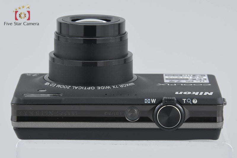 Nikon COOLPIX S6000 Noble Black 14.2 MP Digital Camera w/ Box