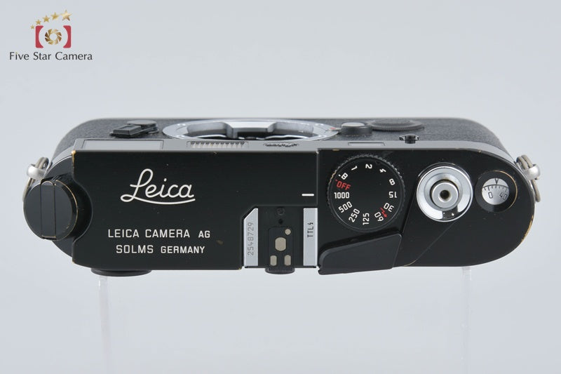 Leica M6 TTL 0.72 LHSA Black Paint 35mm Rangefinder Film Camera