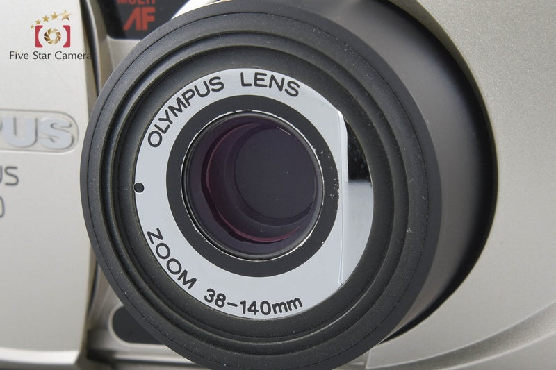 Olympus Stylus Zoom 140 Champagne Gold 35mm Point & Shoot Film Camera w/ Box