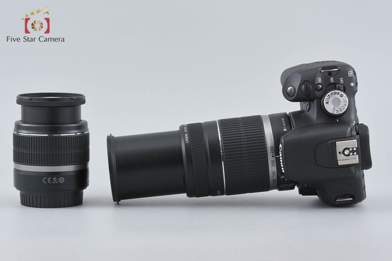 "Count 2,065" Canon EOS Kiss X3 / Rebel T1i / 500D 15.1MP EF-S 18-55 55-250 Lens