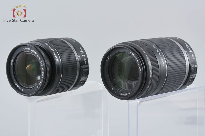 "Count 2,065" Canon EOS Kiss X3 / Rebel T1i / 500D 15.1MP EF-S 18-55 55-250 Lens