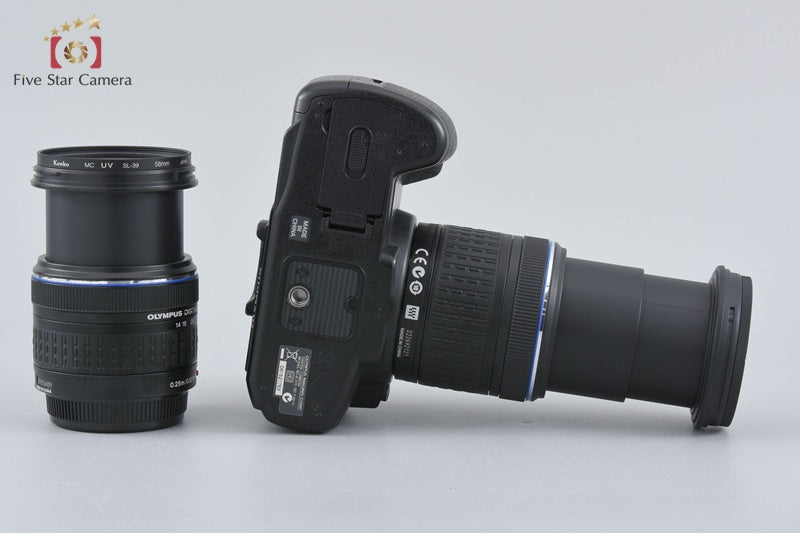 "Count 4,607" Olympus E-510 10.0 MP Digital SLR Camera 14-42 40-150 Lenses