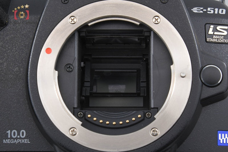 "Count 4,607" Olympus E-510 10.0 MP Digital SLR Camera 14-42 40-150 Lenses