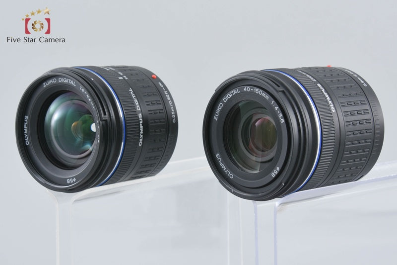 "Count 4,607" Olympus E-510 10.0 MP Digital SLR Camera 14-42 40-150 Lenses