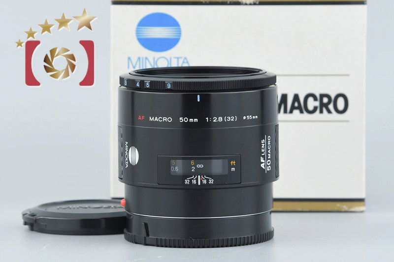 Minolta AF MACRO 50mm f/2.8 Early Model w/ Box from Japan