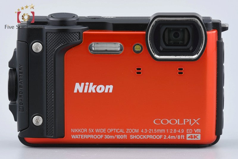 Nikon COOLPIX W300 Orange 16.0 MP Digital Camera
