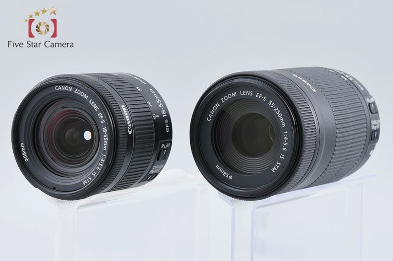 Canon EOS Kiss X10 / Rebel SL3 / 250D / 200DII 24.1MP 18-55 55-250 Lenses