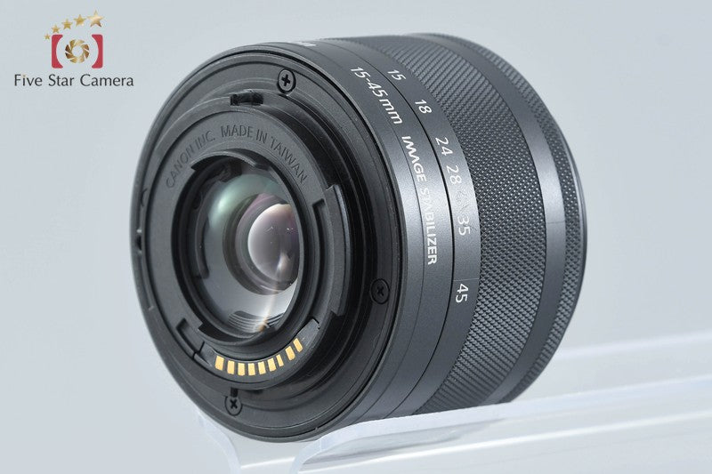 Canon EOS Kiss M2 Black 24.1 MP EF-M 15-45 IS STM Lens