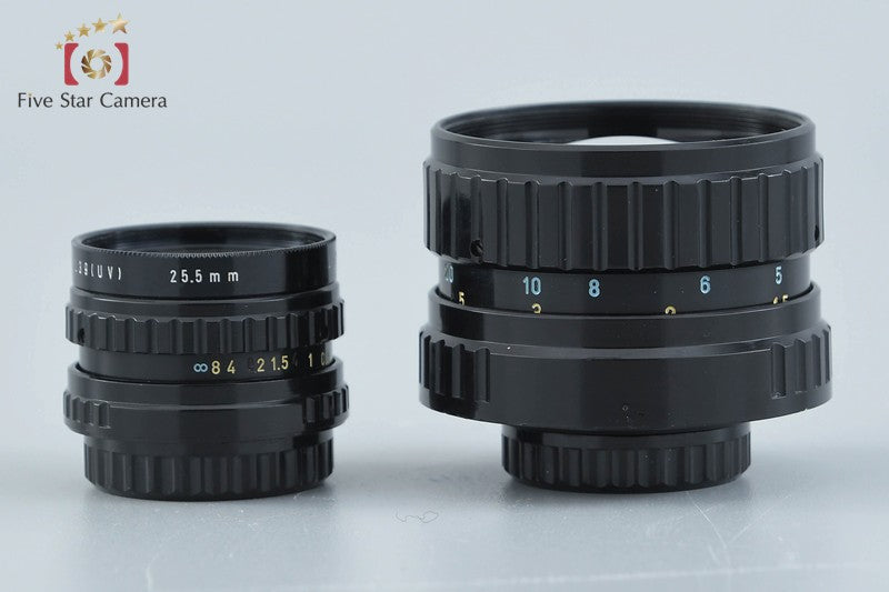 Pentax 110 24mm f/2.8 + 50mm f/2.8