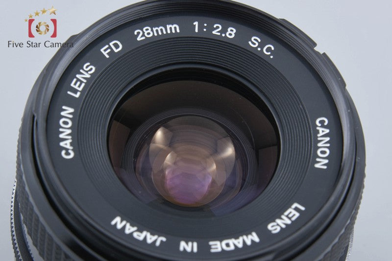 Canon FD 28mm f/2.8 S.C.