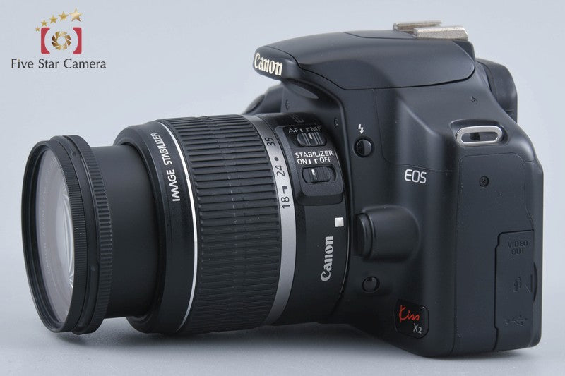 Canon EOS Kiss X2 / Digital Rebel XSi / 450D DSLR 12.2 MP 18-55 IS Lens w/ Box
