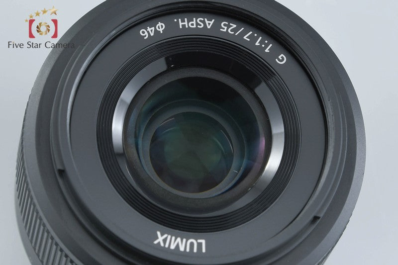Panasonic LUMIX G 25mm f/1.7 ASPH. H-H025 Black