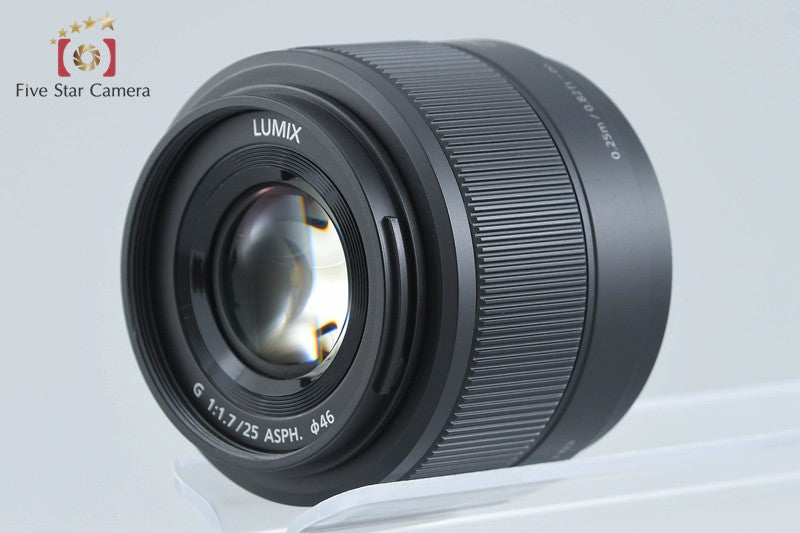 Panasonic LUMIX G 25mm f/1.7 ASPH. H-H025 Black