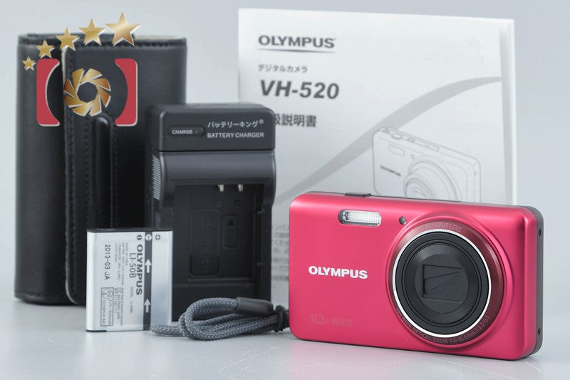 Olympus Stylus VH-520 Red 14.0 MP Digital Camera
