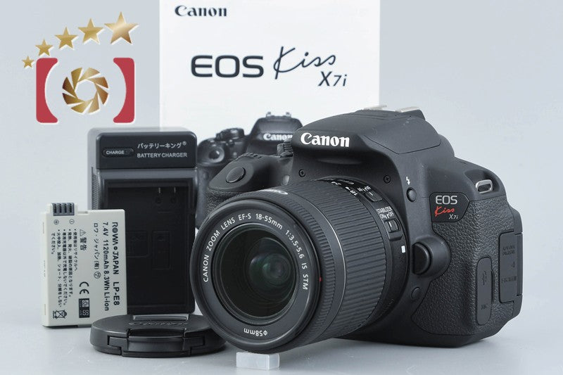 "Shutter count 504" Canon EOS Kiss X7i / Rebal T5i / 700D 18.0 MP 18-55 Lens